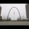 Gateway Arch empty as St. Louis stays at home